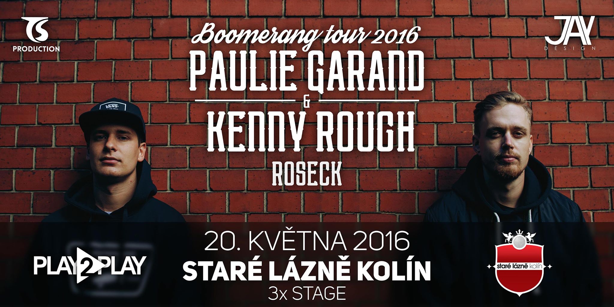 PAULIE GARAND & KENNY ROUGH - 20. 5. 2016 - Staré Lázně Kolín