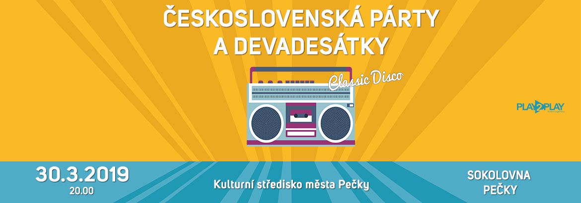 Československá párty Sokolovna Pečky