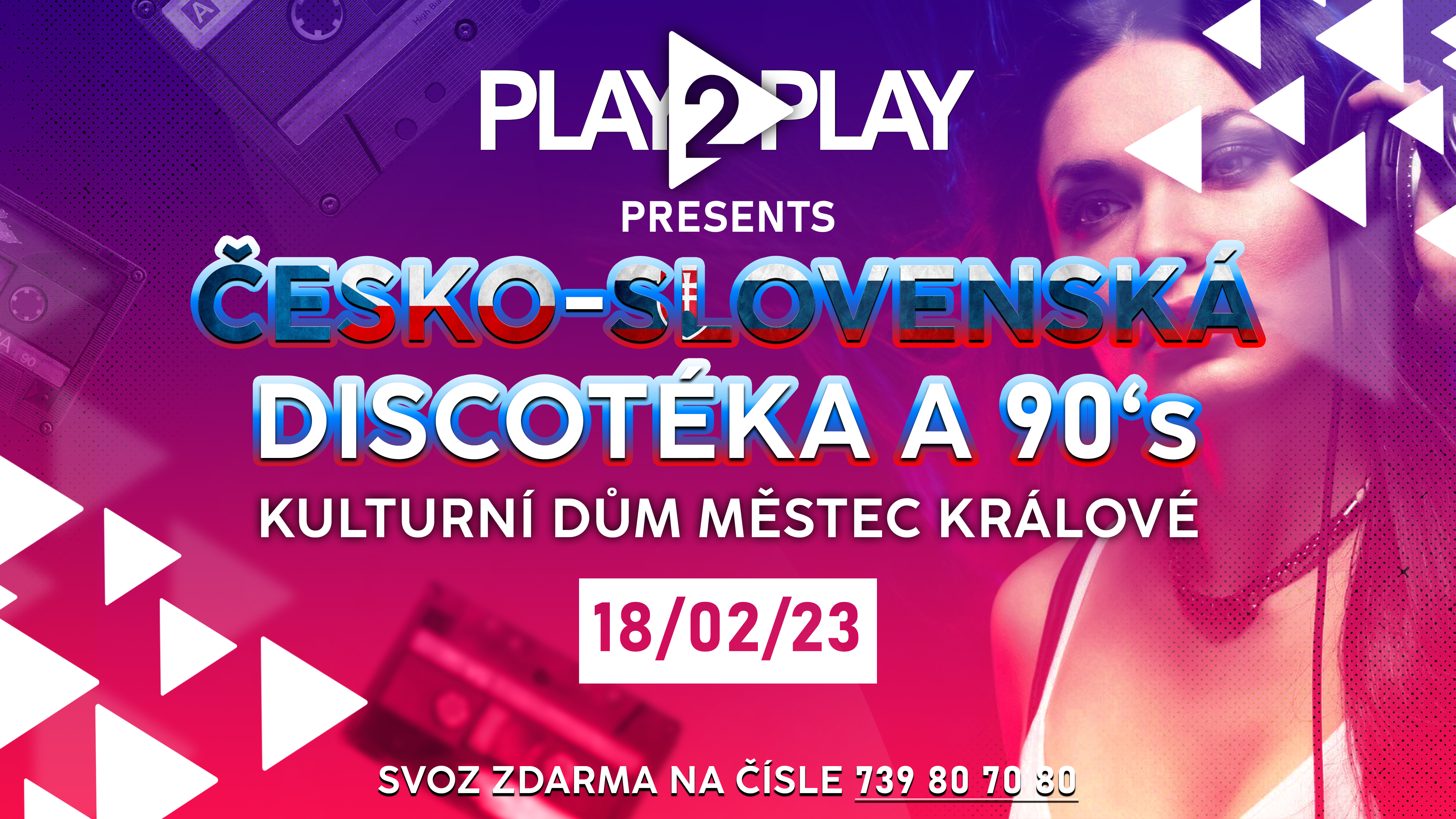 Československá discotéka a devadesátky- KD Městec Králové