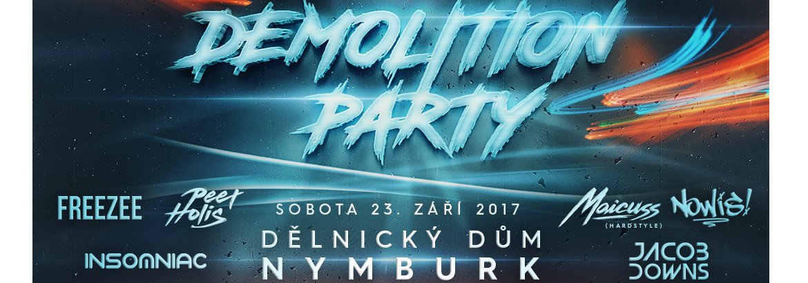 Demolition Party Nymburk 23. září 2017